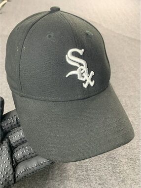 New Era Chicago White Sox Black 9FORTY Adjustable Baseball Cap Youth